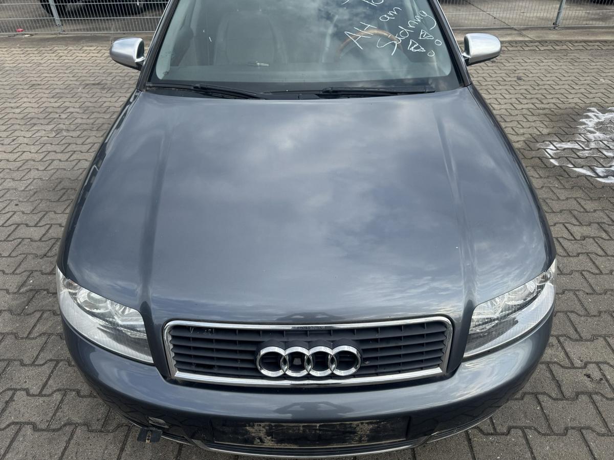 Audi A4 8E original Motorhaube LX7Z Delfingrau Metallic Bj.2002